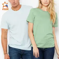 Ingor White Cotton Blank Plain Shirts Unisex T-Shirt