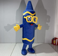 Funtoys MOQ 1 PCS Costume de Mascotte Gonflable Géant de 2m avec Marqueur Coloré pour Adultes et Enfants, Idéal pour les Salons Éducatifs