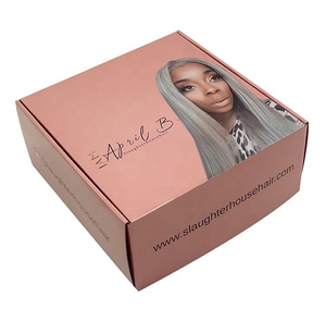 Tùy chỉnh thiết kế bao bì tóc giả phần mở rộng tóc thương mại điện tử vận chuyển hộp các tông bao bì sản phẩm làm đẹp hộp công cụ trang điểm - Product Image 4