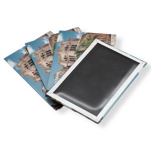 Aimants de réfrigérateur personnalisés en étain 2026 avec code QR – Magnétiques métalliques modernes pour la promotion commerciale - Product Image 2