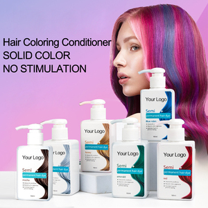 맞춤형 멀티 컬러 허브 반영구 염색약 샴푸 PPD & 암모니아 무료 남성 여성 살롱 사용 크림 포뮬러 - Product Image 2