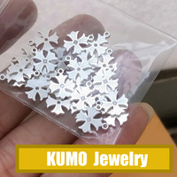 Nouveau 925 Sterling Silver Micro-encart Zircon DIY Accessoires De Connexion Papillon/Main/Oeil/Fleur En Forme De Charme Pendentif pour Bijoux