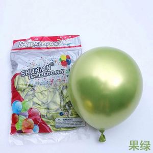 Ama Zzon Partner Factory Latex 12 Inch Pearl Chrome Metallic Helium Balloons Christmas <b>Party</b> <b>Decorations</b> Customized Color Glossy - Product Image 4