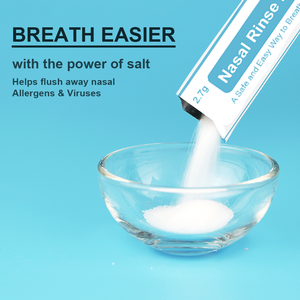 תמיסת מלח 0.9% עבור האף ניקוי מלח מנות האף לשטוף מלח 2.7g/2.5g PE שקית או קופסא אריזה - Product Image 4