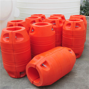 Barrera Flotante Naranja de LLDPE para Transporte de Tuberías y Flotadores de Dragado con Pontones de 1000x1000mm, 730kg de Flotabilidad, Pieza de Manguera para Uso Oceánico - Product Image 4