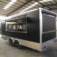 Camion de rue cuisine mobile entièrement équipée extérieur chariot de nourriture camion de crème glacée kiosque à café concession remorque de nourriture