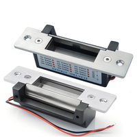 Serrure électrique robuste conforme à la norme ANSI, série NO/NC réglable, 12/24V, force de maintien de 1000 kg