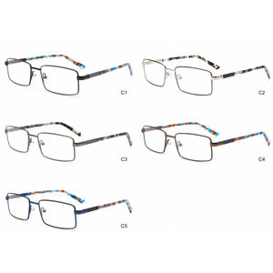 BONA alta calidad Unisex azul aleación anteojos gris nuevo diseño <span class=keywords><strong>gafas</strong></span> ópticas marco para adultos estilo clásico <span class=keywords><strong>General</strong></span> - Product Image 2