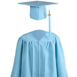 Robe de Cérémonie de Remise des Diplômes Unisexe pour Enfants, Bébés et Maternelle, en Polyester Mat 100%, avec Toque de Remise des Diplômes et Logo Personnalisé - Product Image 3