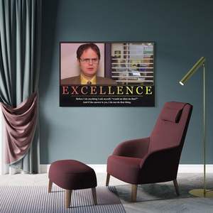 Dwight Schrute Bureau Personnage Portrait Peinture et Arts Muraux Décor À <span class=keywords><strong>La</strong></span> Maison Émission De Télévision Comédie Toile Art Imprimer Usine En Gros - Product Image 4