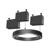Anillo de Luz LED Cinético de Matriz de Puntos RGBW 4 en 1 de 800W y 54x15W, con Elevación de 5-8m, DMX512, Artnet, 20CH/61CH para Conciertos, Escenarios, DJ y Eventos