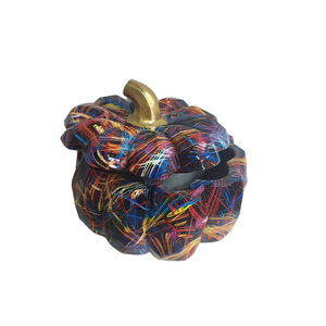 Estatuilla de calabaza artesanal de resina al por mayor para decoración del hogar Tang Cai Decoración de mesa estatua de escultura de resina - Product Image 3