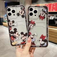 Nouveau Design de peinture étui Transparent avec fente pour carte pour Samsung A30 A31 A51 A52 A71 A72 A73 étui Transparent en TPU pour S22 S23
