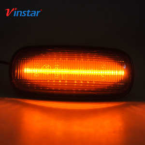 Luce Laterale a LED Vinstar per Land Rover Defender TD5 90 110 130 Discovery Series <span class=keywords><strong>Freelander</strong></span>, <span class=keywords><strong>Accessori</strong></span> Auto con Lente Fumé - Product Image 5