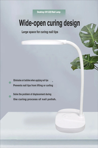 Nouvelle <span class=keywords><strong>lampe</strong></span> à ongles LED pliable sans fil rechargeable pour bureau, séchage rapide pour les pointes d'ongles et les faux ongles - Product Image 5
