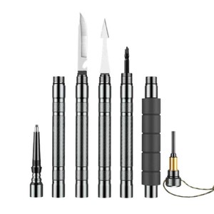 ไม้เท้าเดินป่าอเนกประสงค์ Jin Yuli แบบ 5 ท่อน อุปกรณ์เอาตัวรอดกลางแจ้ง - Product Image 2