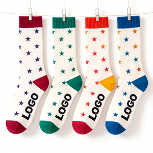 अनुकूलन योग्य लोगो लैवेंडर कॉटन स्टार टखने के मोजे पैर की अंगुली और एड़ी कंट्रास्ट एंटी-बैक्टीरियल दैनिक खेल मोजे - Product Image 1