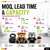 Boneka Plush Studio Yoga dan Pilates Custom, Maskot Hewan Ramah Lingkungan untuk Hadiah Retail dan Member, OEM ODM, MOQ Rendah