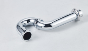 Hofen phòng tắm drainer phong cách hiện đại Chrome mạ đồng P Trap g 1 1/2 "chai bẫy Ống - Product Image 3