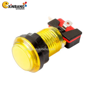 Good Quality 32mm Small Round <strong>Button</strong> with 12V LED Lamp. Microswitch for Sale - Product Image 5
