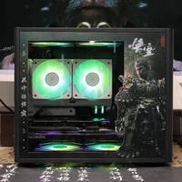 OEM ODM Black Myth Wukong Theme Gaming Computer case Mid Tower Pc Cabinet Gamer Gabinete with Label