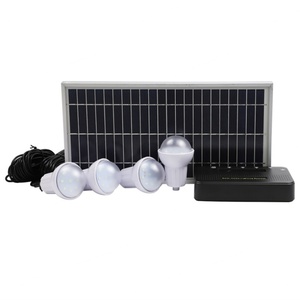 Système de charge d'énergie solaire domestique multifonctionnel éclairant 4 pièces simultanément - Product Image 3