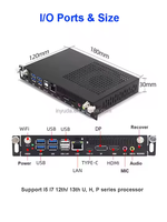 INYUDA 10e génération I7 OPS Mini PC avec 80 broches carte interactive éducative ordinateurs de bureau Application industrielle en Stock