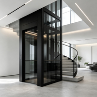 Ascenseur résidentiel privé pour 2 à 5 étages, taille compacte, ascenseur pour villa duplex, intérieur et extérieur, pour bâtiments privés