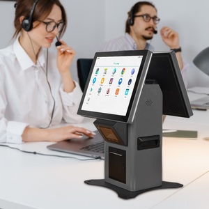 15.6/18.5'' Flat Screen 4G/8G 1920x1080P 4K Quality Full hd Display Self Service Payment Kiosk <b>Checkout</b> <b>Counter</b> for Hospital - Product Image 1
