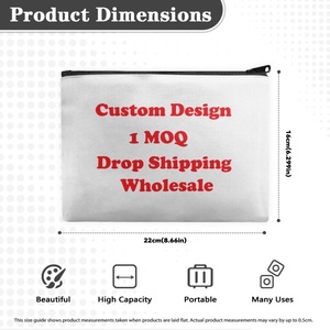 Portafoglio personalizzato da donna borsa a gettone vendita calda con cerniera stampa di moda su richiesta borsa a mano all'ingrosso di grande capacità Drop Shipping - Product Image 6