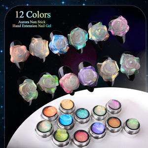 HONEY GIRL Vernis à ongles gel UV LED DIY style français 12 couleurs, non collant, pour extension solide, écologique, végétalien, longue tenue - Product Image 4