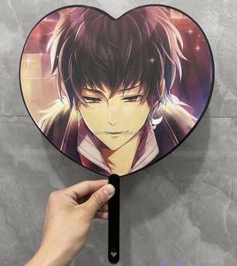 Ventilador de Mano Circular Transparente de Plástico de Doble Cara, Personalizado, de Gran Tamaño, para Fiestas de Apoyo a Ídolos Kpop - Product Image 3