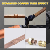 Outils de tubes souples de réparation de CVC 5 en 1 climatiseur extenseur de tuyau en cuivre jeu de forets de sertissage paquet de seau personnalisable OEM