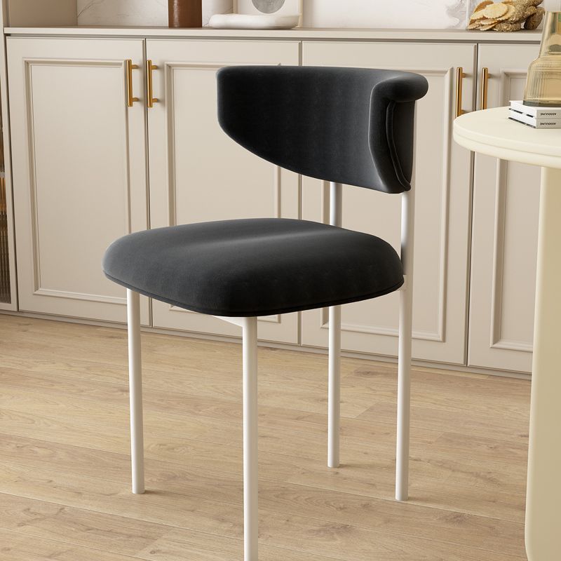 Cadre blanc noir charbon [velours]