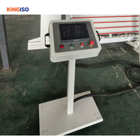 Scie à panneaux verticale automatique CNC KINGISO pour panneaux composites en aluminium et en bois, capacité de coupe 4100x1600mm, contrôlée par PLC