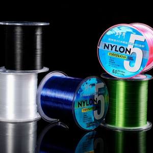 Línea de Pesca de Nylon Noi de 500m, Alta Resistencia, Transparente, Rosa, Azul Rey, Verde Esmeralda, para Pesca en Agua Dulce y Salada - Product Image 4