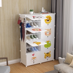 Armadio Moderno in <span class=keywords><strong>Plastica</strong></span> con 16 <span class=keywords><strong>Cubi</strong></span> per Scarpe, Arredamento per Soggiorno - Product Image 6