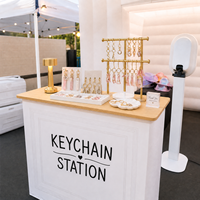 Comptoir promotionnel pliable pour salons professionnels et présentoirs de magasin