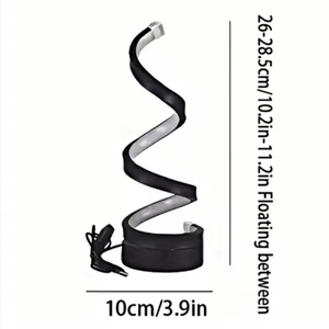 Lampe de table serpentine moderne et simple avec alimentation USB LED réglable, boîte en plastique, éclairage domestique, vente en gros d'usine - Product Image 3