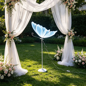 Centrotavola personalizzato con logo per banchetti nuziali, hotel, servizio OEM, decorazioni e forniture per <span class=keywords><strong>matrimoni</strong></span>. - Product Image 1