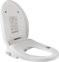 Vente flash Toilette portable intelligente avec fonction de lavage bidet et couvercle chauffant pour siège Nouveau produit Matériel plastique de haute qualité
