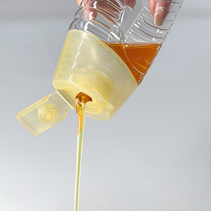 Mới 500g lộn ngược nước sốt vật nuôi mật ong xi-rô nước sốt <span class=keywords><strong>container</strong></span> nhựa bóp chai lọ với Silicone nắp van - Product Image 6