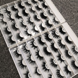 Cils de vison 25mm moelleux 20mm cils de vison 3d vente en gros 3d faux cils de vison végétalien cils - Product Image 6