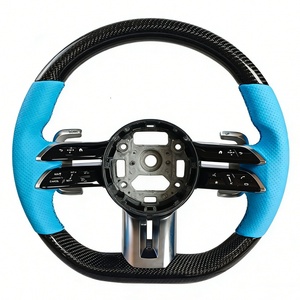 <span class=keywords><strong>Volant</strong></span> en <span class=keywords><strong>carbone</strong></span> bleu de luxe pour <span class=keywords><strong>Mercedes</strong></span> Benz <span class=keywords><strong>AMG</strong></span> GT A C E G S V CLASS VITO CLA45 CLA250 CLS63 SLS350 - Product Image 1