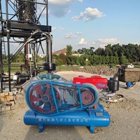 New18.5kw stationnaire Portable Piston compresseur d'air 18.5kw moteur 40bar pression de travail 220v AC réservoir de pompe à gaz pour Mine 22kw Air