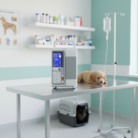 Bomba de Infusión de Alta Precisión con Modo de Inyección de Bolus, Caudal Ajustable y Función de Biblioteca de Medicamentos con Pantalla Táctil