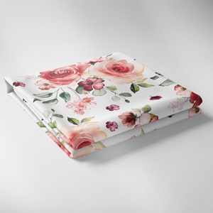 Tissu imprimé numérique 95% bambou 5% élasthanne, 4-5 couleurs résistantes à la décoloration, tombé doux, pour vêtements de bébé – Créez votre propre design - Product Image 1