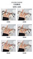 Montures de lunettes en métal en gros auprès des fabricants, tendance mode homme et femme avec lunettes à diamants