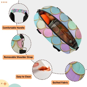 Sac à déjeuner isotherme personnalisé OEM avec design sirène et sangle réglable, sacs isothermes personnalisés pour le travail, l'école, les pique-niques et les voyages - Product Image 3