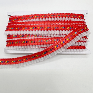 Pita Organza Tulle 25mm 1 inci, Renda, Rumbai, Lipit, Kain untuk Kostum, Gaun Boneka, Payet, Jahitan, Tas, Sepatu - Product Image 6